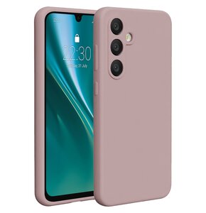 Etui ETTERI Silicone Case do Samsung Galaxy S24 FE Jasnoróżowy
