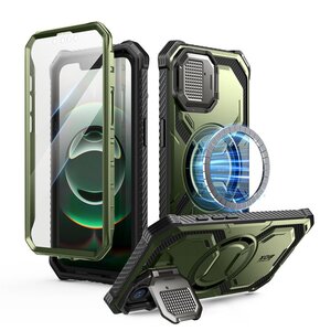 Etui SUPCASE IBLSN Armorbox MagSafe do Apple iPhone 16E Zielony