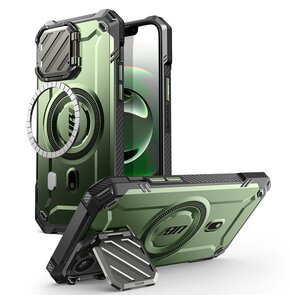 Etui SUPCASE UB XT MagSafe do Apple iPhone 16e Ciemnozielony