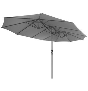 Parasol ogrodowy SASKA GARDEN 1065076 Szary