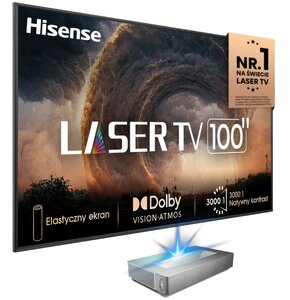 Laser TV HISENSE 100L5ND 100" 4K VIDAA Dolby Atmos Dolby Vision HDMI 2.1