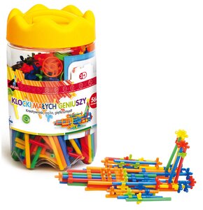 Klocki plastikowe ASKATO Klocki małych geniuszy Słomki 116525