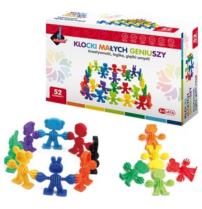 Klocki plastikowe ASKATO Klocki małych geniuszy Liczmany 116693