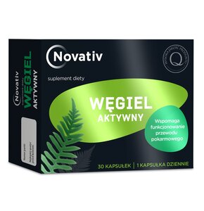 Węgiel aktywny NOVATIV (30 kapsułek)
