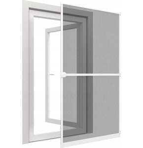 Moskitiera EASY LIFE MAKO 000-2124 Basic Plus Alu (100 x 215 cm) Biały