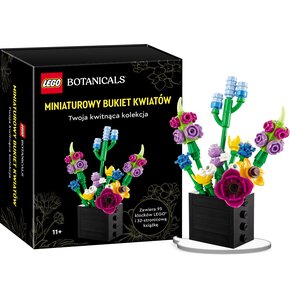 Książka LEGO Botanicals Miniaturowy bukiet kwiatów Twoja kwitnąca kolekcja MAB-6602