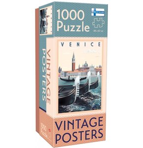 Puzzle TACTIC Vintage Posters Winobranie Wenecja 59209 (1000 elementów)