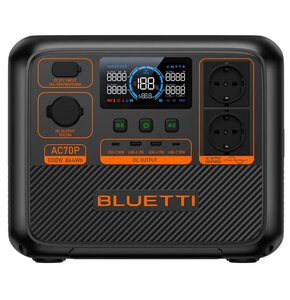 Stacja zasilania BLUETTI AC70P 864 Wh Bank energii