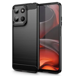 Etui TECH-PROTECT TPUCarbon do Motorola Moto G15/G15 Power Czarny