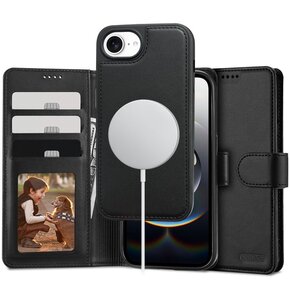 Etui TECH-PROTECT Wallet MagSafe do Apple iPhone 16E Czarny mat