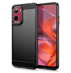 Etui TECH-PROTECT TPUCarbon do Motorola Moto G05/E15 Czarny