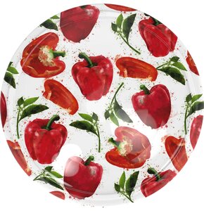 Zakrętka BROWIN 136557 Papryki 8.2 cm (10 sztuk)