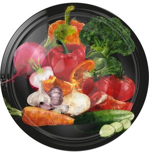 Zakrętka BROWIN 136395 Warzywa 6.6 cm (10 sztuk)