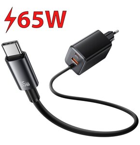 Ładowarka sieciowa USAMS CC266 GaN 65W Czarny