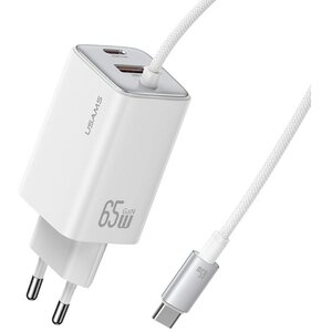 Ładowarka sieciowa USAMS CC266 GaN 65W Biały