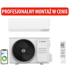 Klimatyzator Split, Pompa ciepłe powietrze BOSCH Climate CL7000I 41 E z usługą montażu