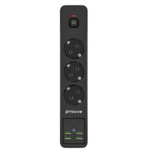 Listwa zasilająca PROOVE Power Socket P-03 (2 m) Czarny