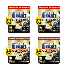 Kapsułki do zmywarek FINISH Powerball Ultimate Plus All in 1 Lemon - 248 szt.