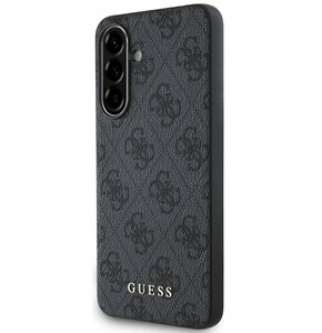 Etui GUESS 4G Metal Gold Logo do Samsung Galaxy A36 Czarny