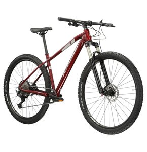 Rower górski MTB KROSS Level 6.0 M20 29 cali męski Rubinowo-srebrny