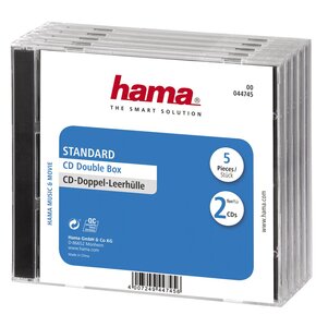 Opakowanie HAMA CD-BOX 5 szt. podwójne