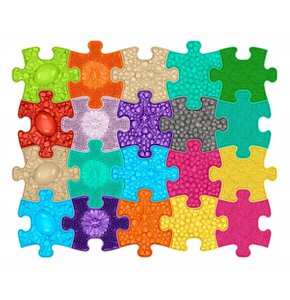 Mata sensoryczna ASKATO Muffik MFK-051 14.25 x 17.3 cm (20 elementów) Wielokolorowy