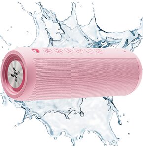 Głośnik mobilny XMUSIC BTS650P Radio FM Różowy