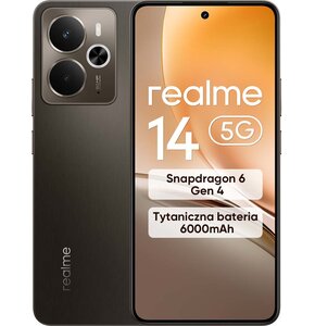Smartfon REALME 14 5G 12/256GB 6.67" 120Hz Brązowy