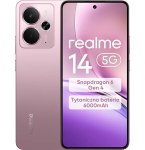 Smartfon REALME 14 5G 8/256GB 6.67" 120Hz Różowy