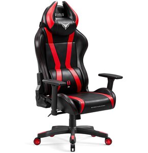 Fotel DIABLO CHAIRS X-Horn 2.0 (S) Czarno-czerwony