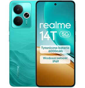 Smartfon REALME 14T 5G 8/256GB 6.67" 120Hz Zielony