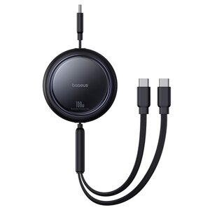 Kabel USB-C - 2 x USB-C BASEUS Bright Mirror 100W 1 m Czarny
