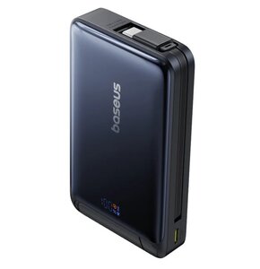 Powerbank indukcyjny BASEUS Nomos Qi2 10000 mAh 45W Czarny