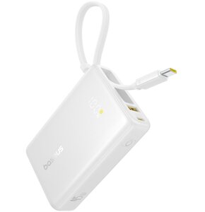 Powerbank BASEUS PicoGo Digital Display 10000mAh 45W Biały