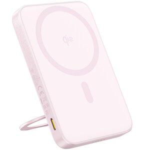 Powerbank indukcyjny BASEUS PicoGo Qi2 5000 mAh 20W Różowy
