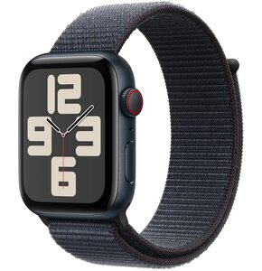 Apple Watch SE 2gen GPS + Cellular 40mm koperta z aluminium (północ) + opaska sportowa (atramentowy) 2024