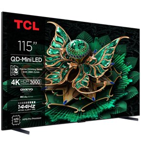 Telewizor TCL 115C7K 115" QD-Mini LED 4K 144Hz Google TV Dolby Vision IQ Dolby Atmos HDMI 2.1