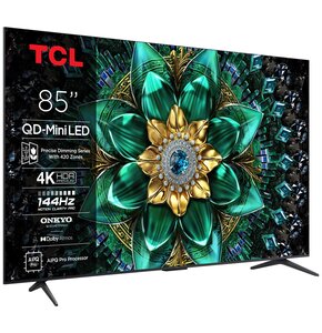 Telewizor TCL 85C69K 85" QD-Mini LED 4K 144 Hz Google TV Dolby Atmos Dolby Vision HDMI 2.1