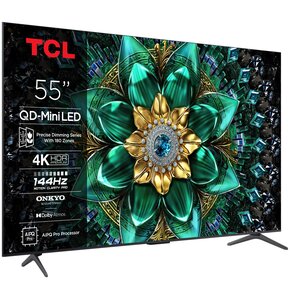 Telewizor TCL 55C69K 55" QD-Mini LED 4K 144 Hz Google TV Dolby Atmos Dolby Vision HDMI 2.1