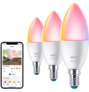 Inteligentna żarówka LED WIZ 929002448833 4.9W E14 Wi-Fi Bluetooth (3 szt.)