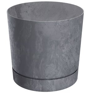 Donica PROSPERPLAST Tubo P Beton Effect (17.8 x 17.5 cm) Ciemnoszary