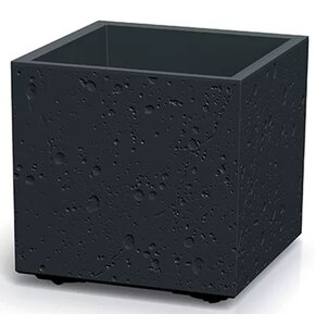 Donica PROSPERPLAST Sierra Square Beton Effect DSI400E Czarny