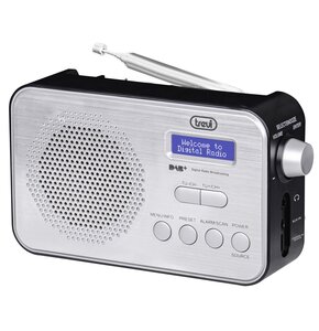 Radio TREVI 7F92 R Przenośne Czarno-srebrny