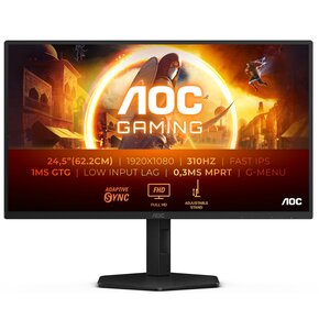 Monitor AOC 25G4SXU 24.5" 1920x1080px IPS 310Hz 0.3 ms [MPRT]