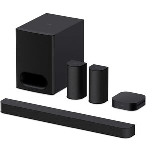 Soundbar SONY HT-S60/Bravia Theatre System 6 Czarny 5.1-kanałowy,1000W,HDMI eARC,Bluetooth,Dolby Atmos,Dolby True HD,DTS:X