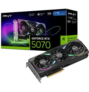 Karta graficzna PNY PNY GeForce RTX 5070 ARGB Epic-X RGB OC Triple Fan 12GB DLSS 4