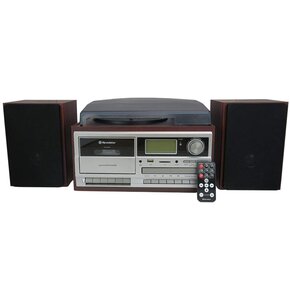 Gramofon ROADSTAR HIF-8892 Bluetooth USB Drewno