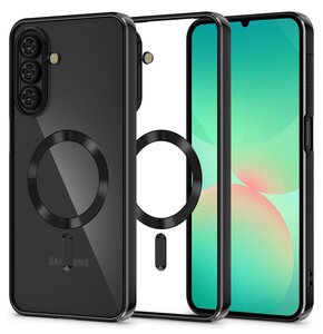 Etui TECH-PROTECT MagFlex MagSafe do Samsung Galaxy A26 5G Przezroczysto-czarny