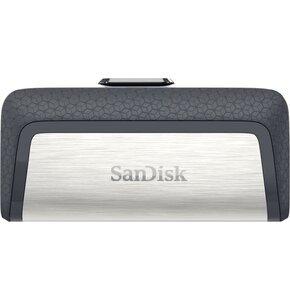 Pendrive SANDISK Ultra Dual Drive 128GB, USB-C / USB 3.2 Gen. 1 (USB 3.0), Odczyt 150 Mb/s