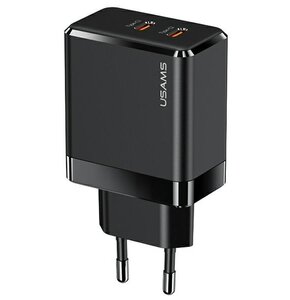 Ładowarka sieciowa USAMS T54 US-CC172 40W Gan Fast Charging Czarny